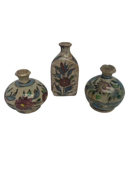 Antique 19th-century vases, Qajar Dynasty, Persia
