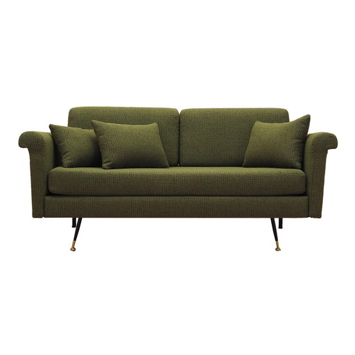 Green sofa, Italian design, 1960s, production: Italy