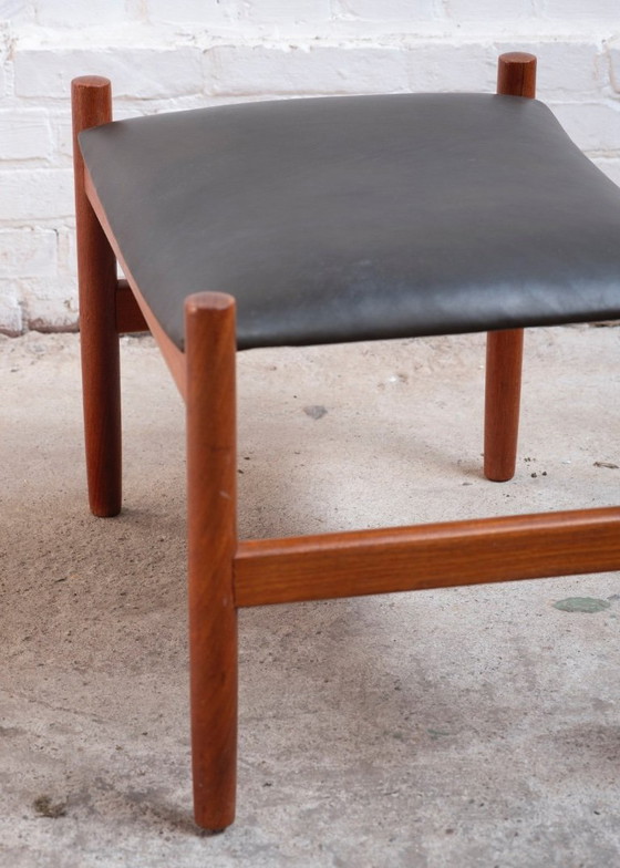 Image 1 of Hugo Frandsen Ottoman van Spøttrup, Denemarken uit de jaren 60
