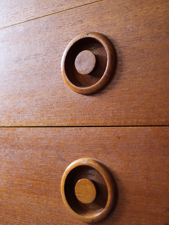Image 1 of Vintage Deens modulair wandmeubel in teak