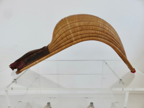 Antica Chistera Guanto Grande, 64cm, Sport Basco, Paesi Baschi, Francia – Oggetti decorativi, Rattan (photo 8 of 16)