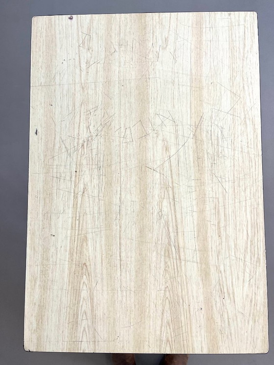 Image 1 of Scrivania modernista, Willy van der Meeren per Tubax Belgio, anni '50.