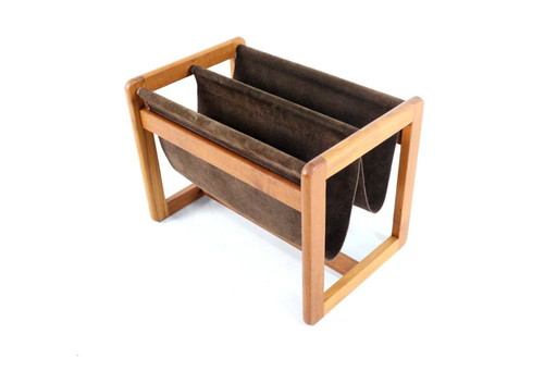 Vidbjerg mobelfabrik magazine rack vintage Danish
