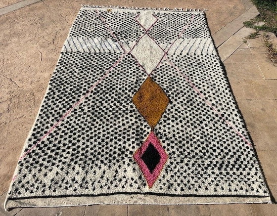 Image 1 of Tapis en Laine Pure Fait Main Traditionnelle Taille 150/250 cm