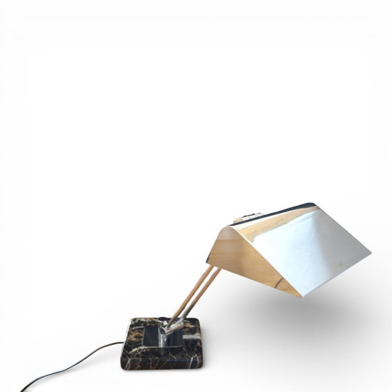 Image 1 of Hillebrand tafellamp in art-decostijl van Egon Hillebrand, 1960