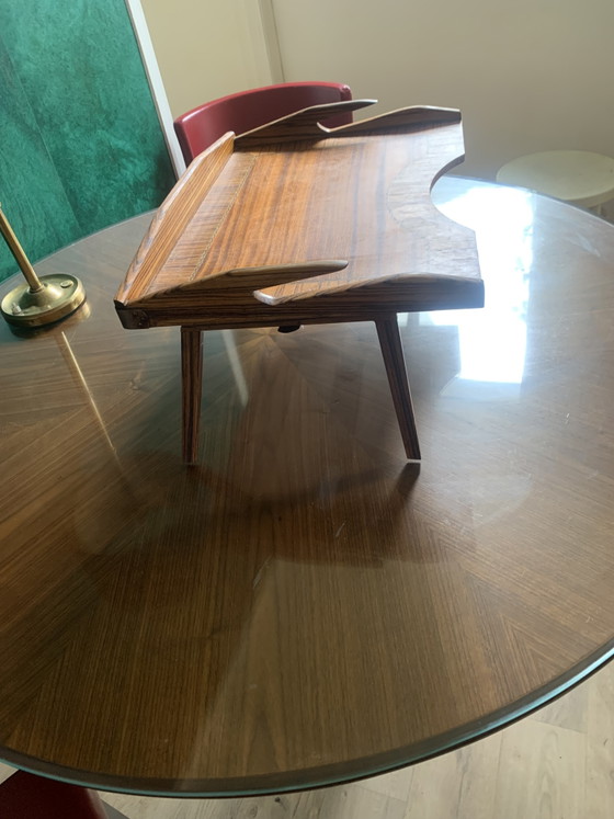 Bandeja de cama singular / Exposición Art Déco de 1930 - Marquetería de zebrano – Objetos decorativos, Wood (photo 5 of 12)