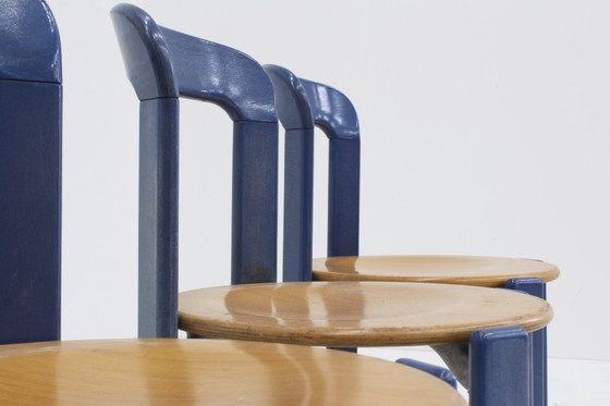 Image 1 of Vintage Bruno Rey dining chairs model 3300 set of 4