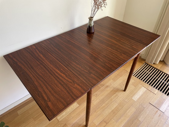 Image 1 of Vintage Jaren 60 Lübke Design eettafel met stoelen