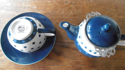 Marque : Cha Cult. Matériau : céramique fine. Théière avec tasse