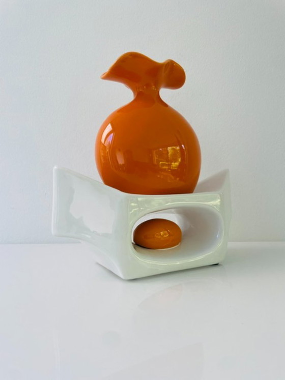 Image 1 of Unique ceramic designer vase – modern sculptural design