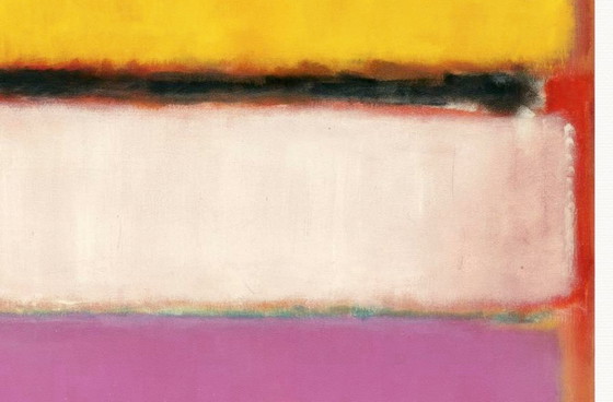 Image 1 of White Center (Yellow, Pink and Lavender on Rose) 1950 - Mark Rothko - 70 × 100 cm