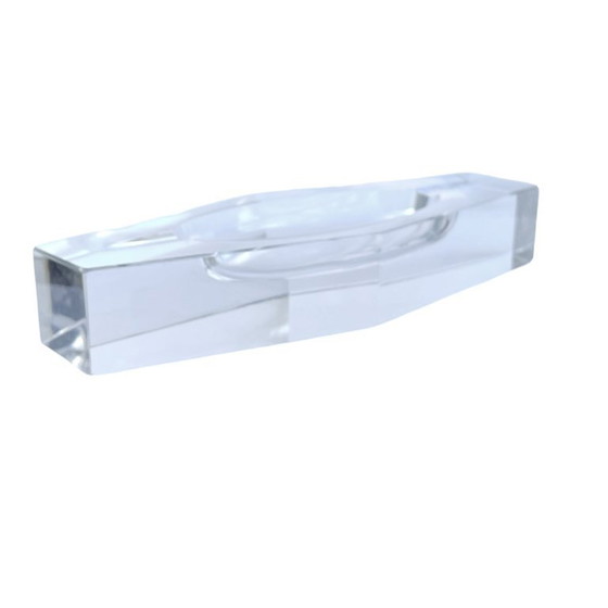 Image 1 of Posacenere rettangolare in cristallo - Boemia, Cecoslovacchia, anni 1960/1970.