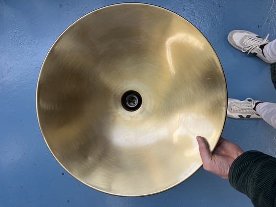 Image 1 of Pendente in ottone attribuito a Florian Schulz - pendente di design tedesco