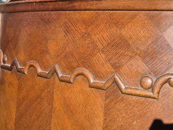 Image 1 of Antique Sideboard Buffet Cabinet