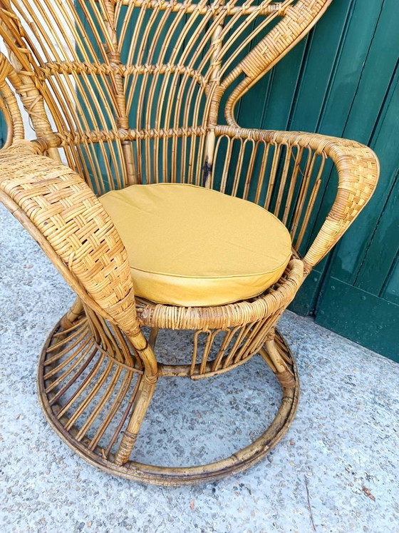 Emmanuelle fauteuil in rotan van Gio Ponti, Italië 1960 – Rattan (photo 11 of 12)