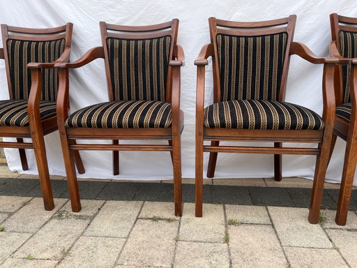 4 Bannink Jugendstil-Esszimmersessel