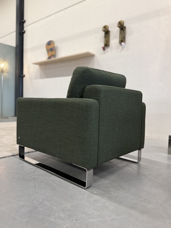 Image 1 of Poltrona Rolf Benz Ego in tessuto verde