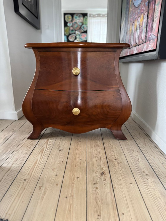 Image 1 of Cassettiere Valenti “Bruselas” – Design di lusso spagnolo 2004 – Dettagli in legno lucidato e ottone