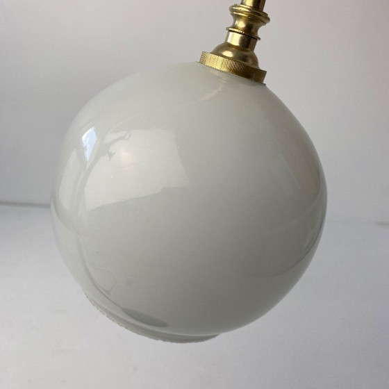 Image 1 of ANCIENNE LAMPE DE BUREAU MONTE ET BAISSE  VINTAGE