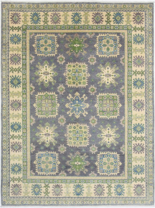 Tappeto originale Ziegler Kazak annodato a mano, 211 x 155 cm. Nuovo e in ottime condizioni.