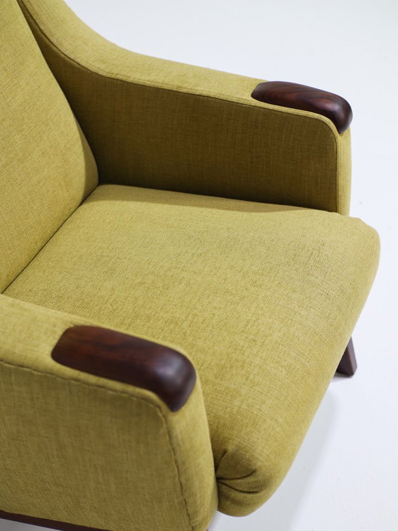 Image 1 of Poltrona vintage danese in teak gialla