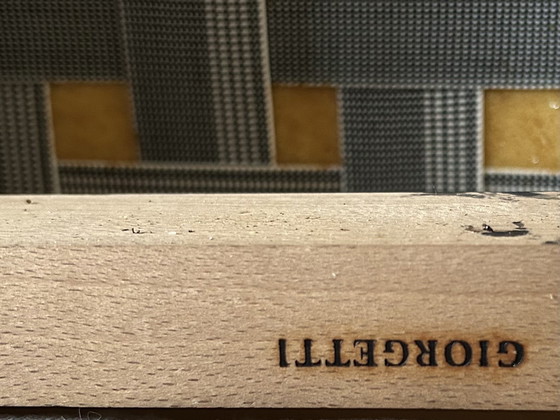 Image 1 of Giorgetti progetti Wing fauteuil leer 