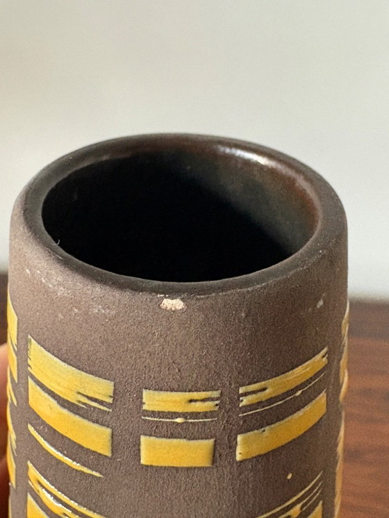 Image 1 of Vaso Strehla vintage retrò della Germania occidentale degli anni '60