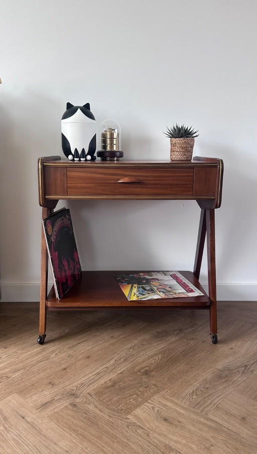 Tavolino/Audio di metà secolo – wandkast, Wood
