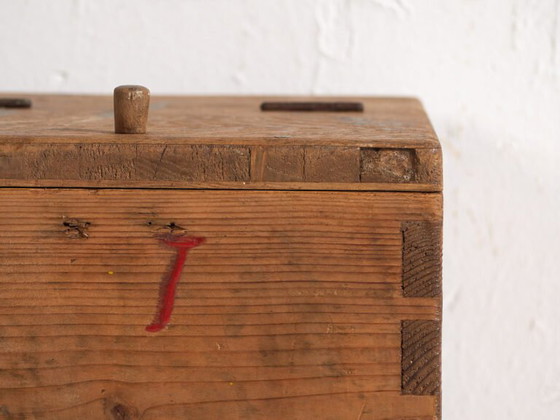 Boîte de rangement ancienne en bois massif (c.1920) #7 – Armoires de rangement, Rustic (photo 28 of 40)
