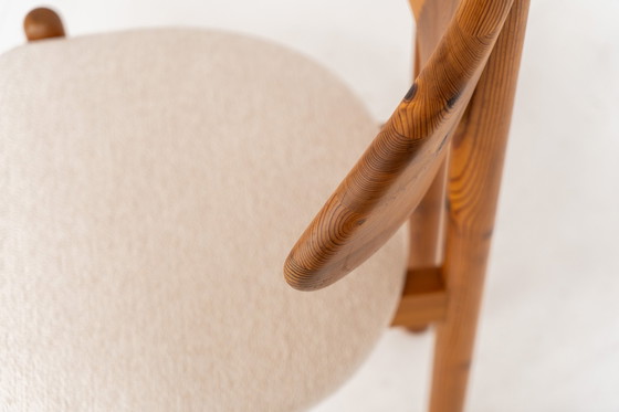 Image 1 of Satz von 4 Stühlen aus Kiefernholz von Vamdrup Stolefabrik (Dänemark, 1970er Jahre).