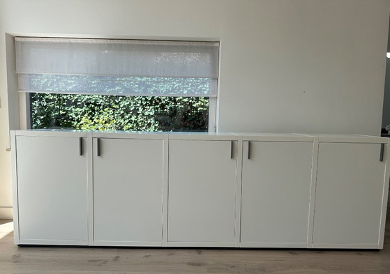 Poliform dressoir / kantoormeubel – Archiefkasten, Metaal, Hout (photo 7 of 7)