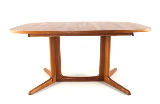 Grande tavolo da pranzo ovale allungabile 2x Gudme, design danese vintage – Tavoli da pranzo, Wood (photo 6 of 19)