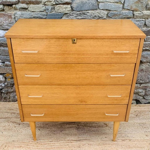 Vintage 4-drawer Chest of drawers – 60s/70s