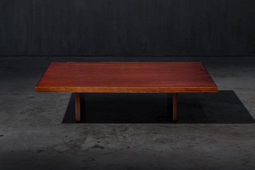 Table basse en bambou par Axel Vervoordt, Belgique, années 1980
