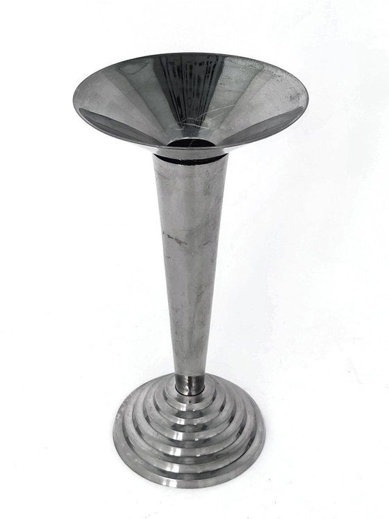 Candlestick Set Art Deco Bauhaus Era – Candle holders, Metal (photo 8 of 12)