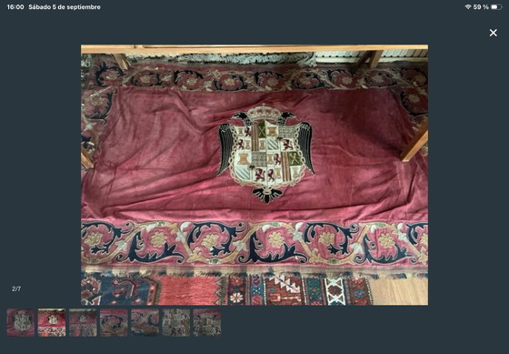 Estandarte Heráldico – Decoración de pared, Textile, Velvet (photo 4 of 7)
