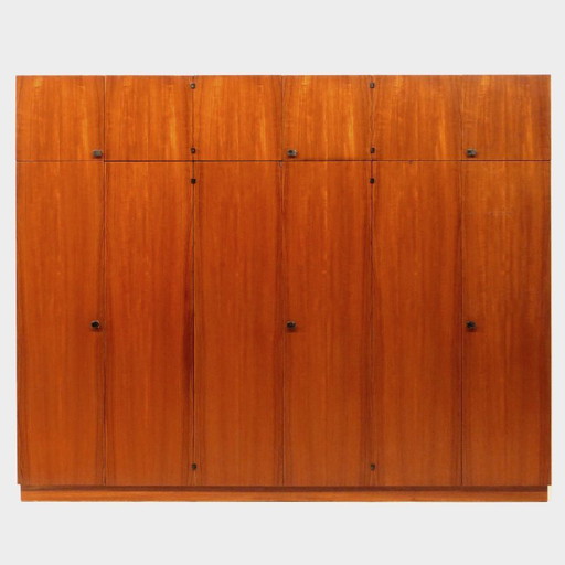 Large vintage mid-century XL wardrobe in teak, 1960s