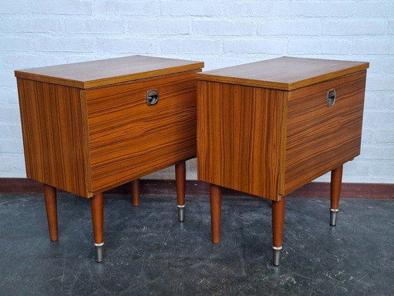 Image 1 of 2 tables de chevet années 60/70