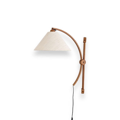 Applique murale originale Midcentury Domus en teck mcm