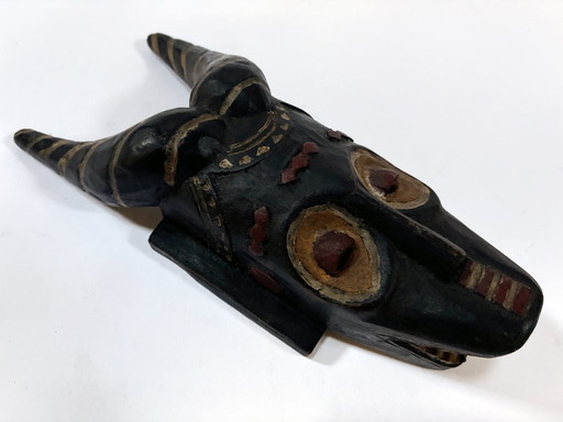 Afrikanische Stammeskunst • Zoomorphe Maske • Gouro • Zamblé • Elfenbeinküste • 1970