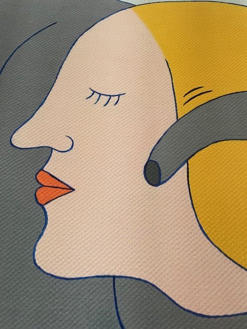 Image 1 of Marie-Louise Ekman, Lady and Elephant Street II, 2007, Copyright Marie-Louise Ekman/Image Copyright 2017