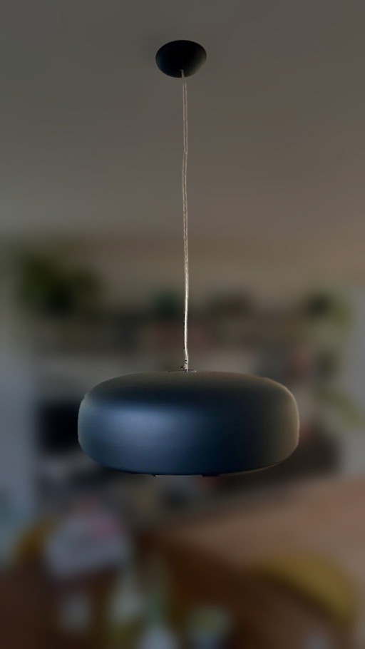 Black round ceiling light