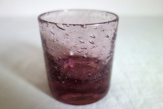 6 Bubble Blown Glasses Verrerie du Marais Riom – Glass & Decanter (photo 5 of 9)
