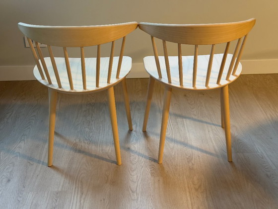 Image 1 of 2x Hay J104 Dining chairs Nature beech