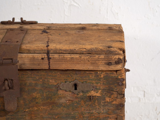Baule antico in stile primitivo (c.1900) #4 – Cassettiere (photo 34 of 40)