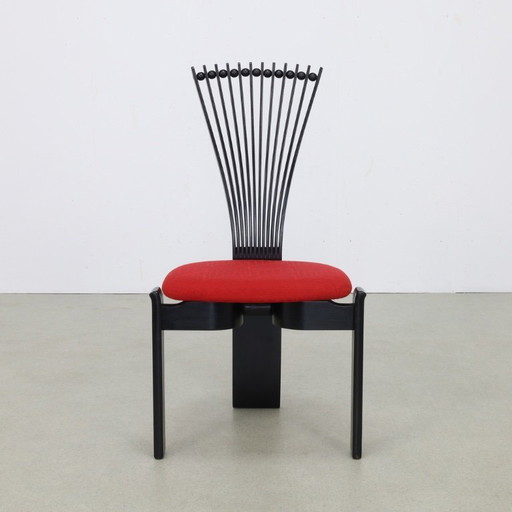 Postmodern “Totem” Dining Chairs by Westnofa – Set of 6, 1980s