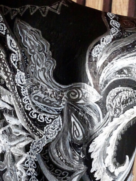 Image 1 of CB. busto di manichino bianco e nero