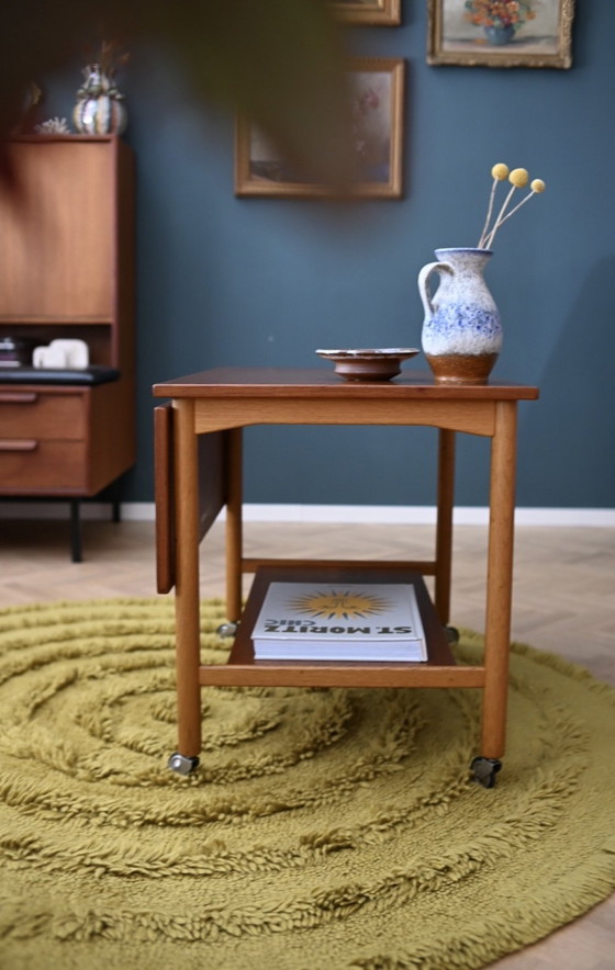 Image 1 of Carrello/tavolino/tavolo da salotto svedese vintage Poul Volther per Gemla