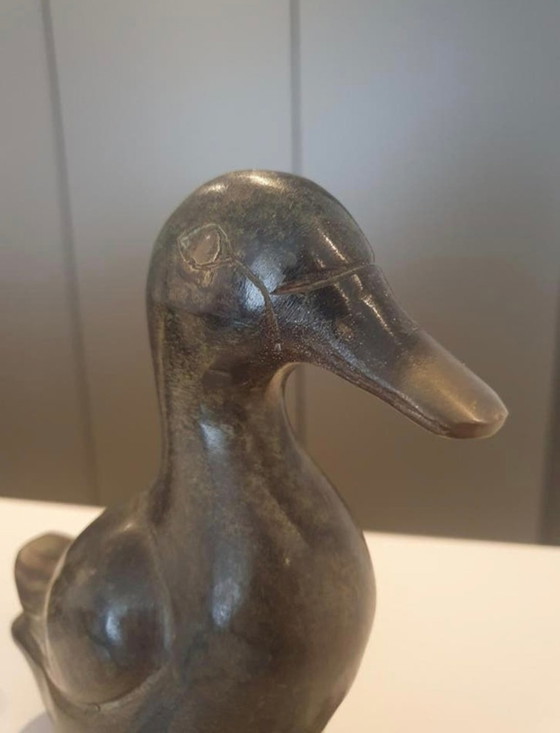 Image 1 of Statue di anatre in bronzo, stile Art Déco