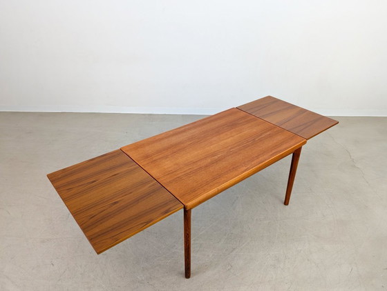 Image 1 of Vintage uitschuifbare eettafel Glostrup Jalk Grete Teak Midcentury